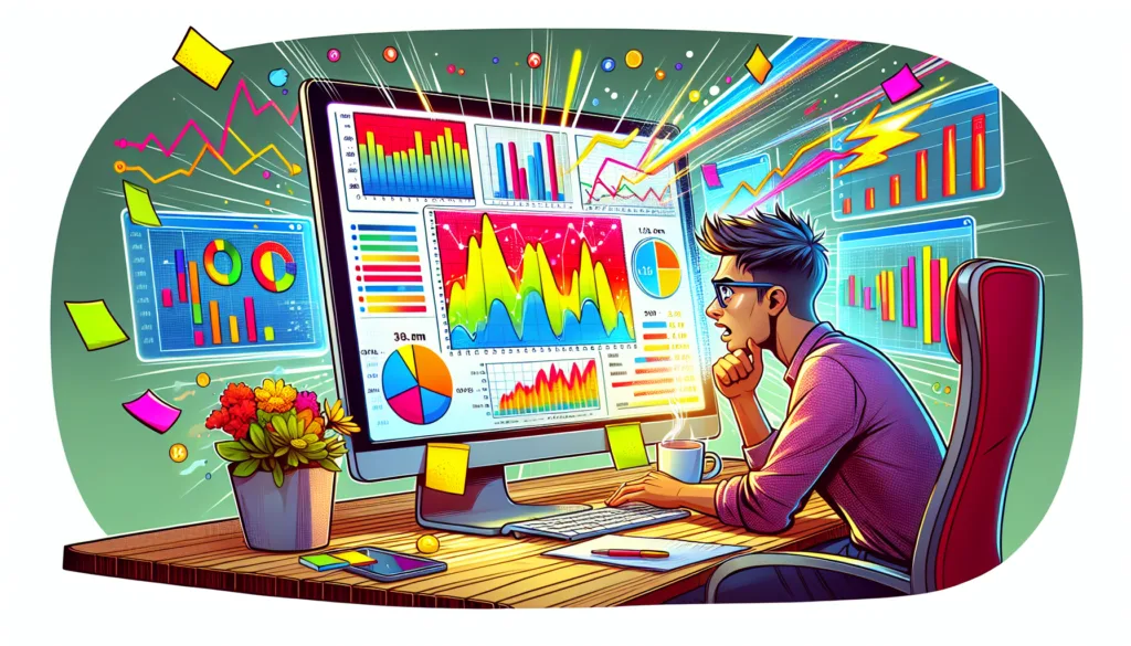 Illustration of marketing performance analysis