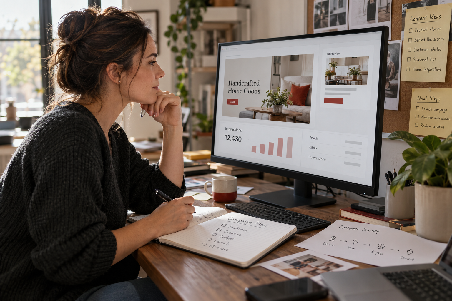 Illustrative marketing planning for What Is an Impression in Digital Marketing?